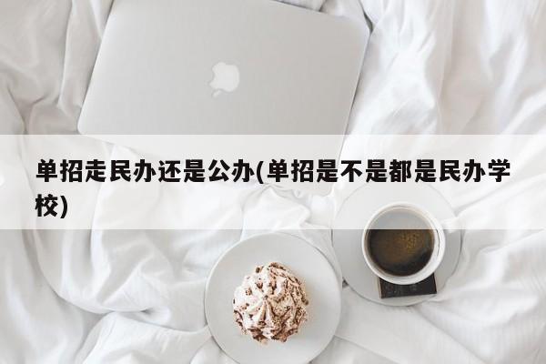 单招走民办还是公办(单招是不是都是民办学校) 第1张
