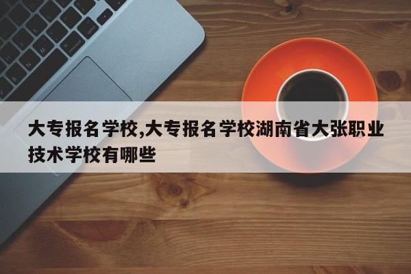 大专报名学校,大专报名学校湖南省大张职业技术学校有哪些