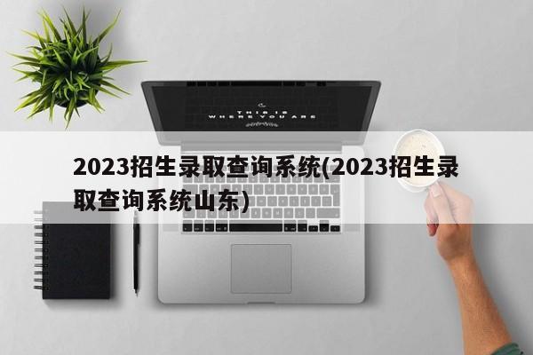 2023招生录取查询系统(2023招生录取查询系统山东)