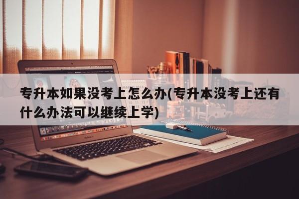 专升本如果没考上怎么办(专升本没考上还有什么办法可以继续上学)