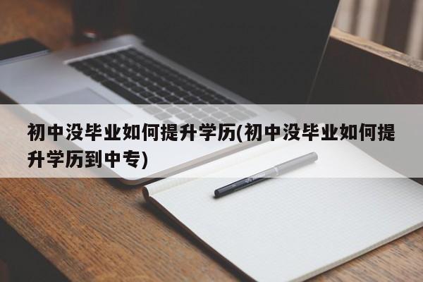 初中没毕业如何提升学历(初中没毕业如何提升学历到中专)