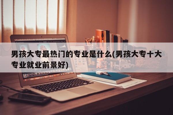 男孩大专最热门的专业是什么(男孩大专十大专业就业前景好)