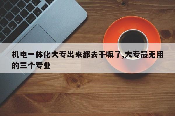 机电一体化大专出来都去干嘛了,大专最无用的三个专业