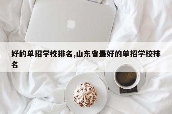 好的单招学校排名,山东省最好的单招学校排名