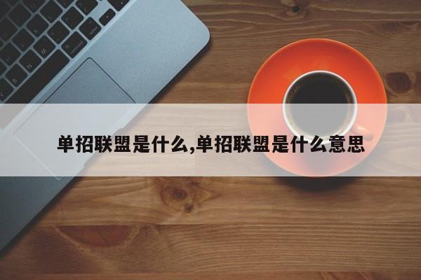 单招联盟是什么,单招联盟是什么意思